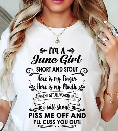JUNE GIRL - WITH AN ATTITUDE YOU SHOULDN’T TEST - FOR WOMEN - TLEE06 (SKU2602-61-06)