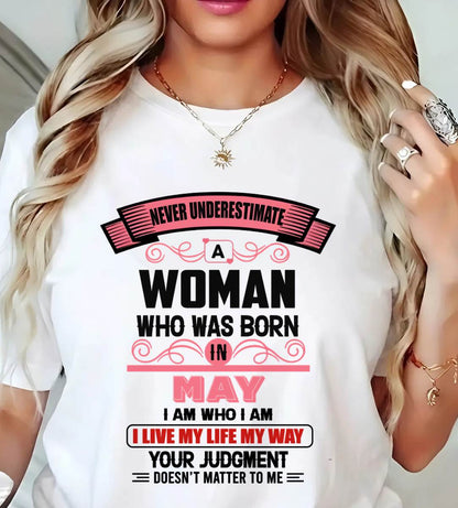 MAY - I AM WHO I AM — CONFIDENT, INDEPENDENT, AND UNAPOLOGETIC - FOR WOMEN - TLEE05 (SKU2602-91-05)
