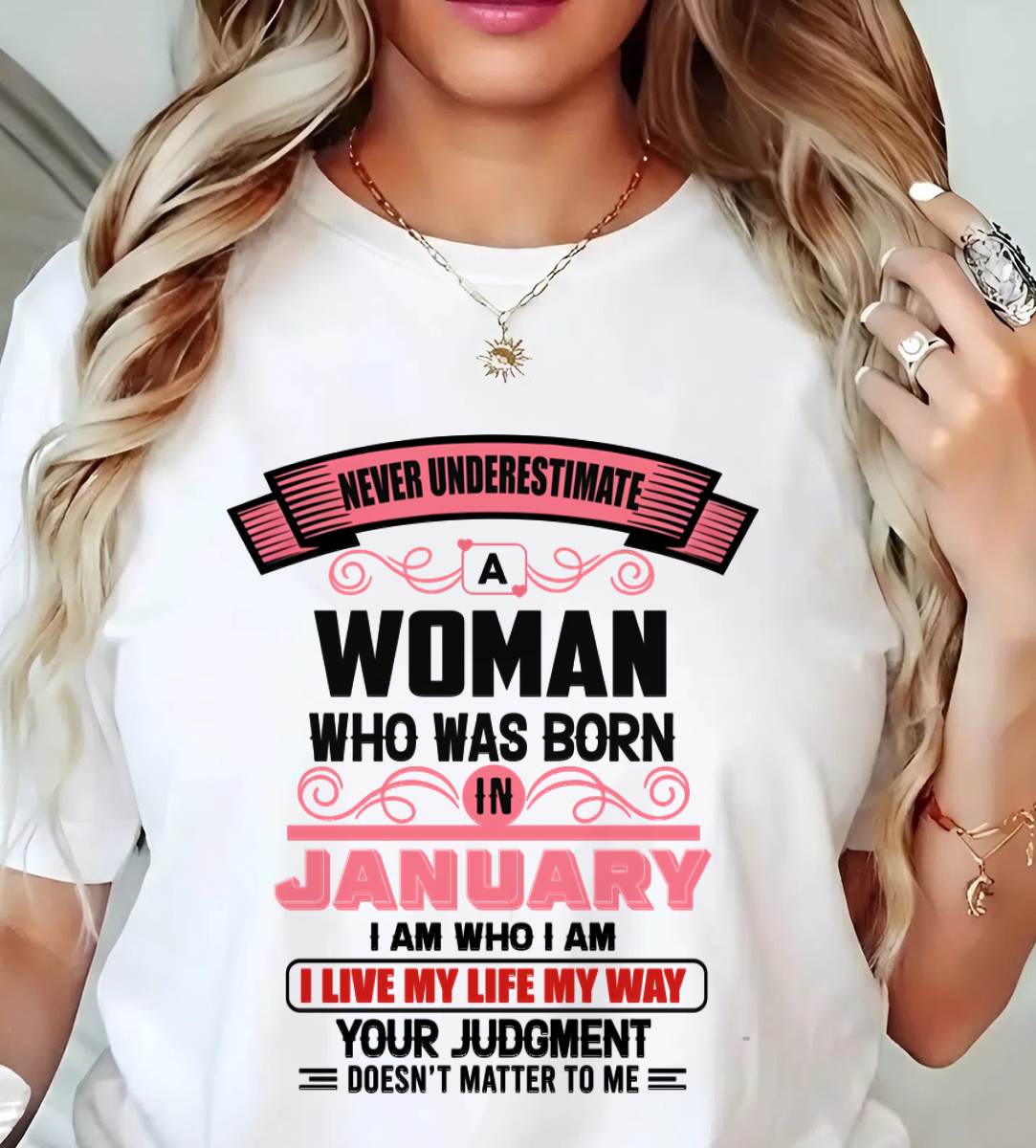 JANUARY - I AM WHO I AM — CONFIDENT, INDEPENDENT, AND UNAPOLOGETIC - FOR WOMEN - TLEE01 (SKU2602-91-01)
