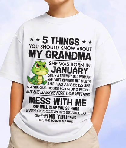 JANUARY GRANDMAS ARE DIFFERENT - FROM GRANDMA - TLEE01 (SKU10-06-01)
