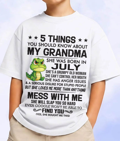 JULY GRANDMAS ARE DIFFERENT - FROM GRANDMA - TLEE07 (SKU10-06-07)