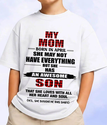 APRIL - A MOTHER'S LOVE, A SON'S PRIDE - FROM MOM - TLEE04 (SKU2606-149-04)