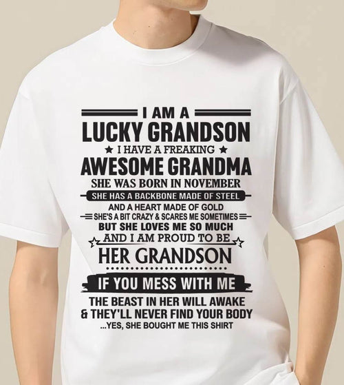 NOVEMBER - GRANDSON OF A STRONG & LOVING GRANDMA - FROM GRANDMA - TLEE11 (SKU11-154-11)