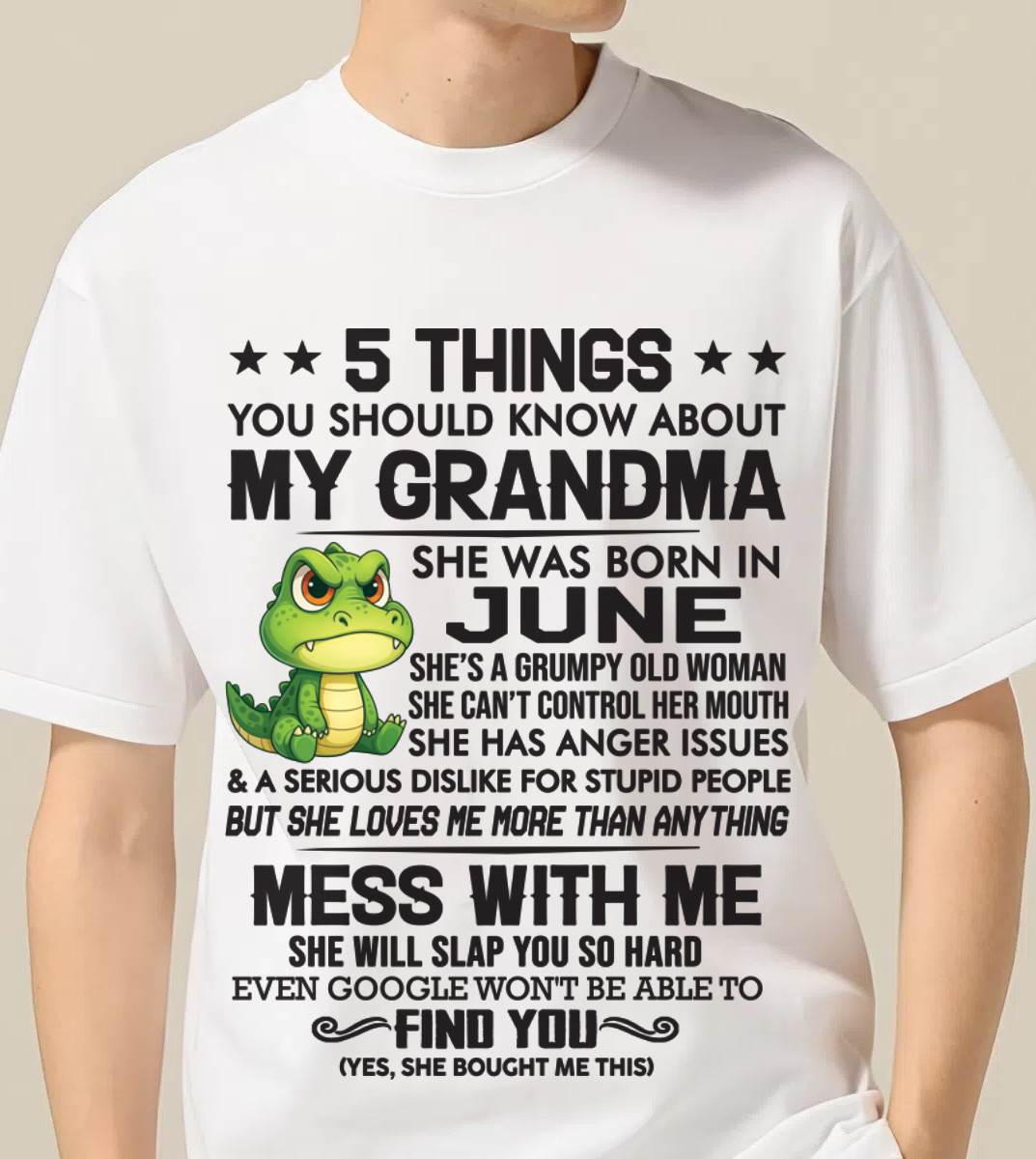 JUNE GRANDMAS ARE DIFFERENT - FROM GRANDMA - TLEE06 (SKU10-06-06)