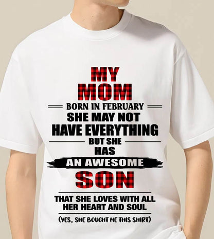 FEBRUARY - A MOTHER'S LOVE, A SON'S PRIDE - FROM MOM - TLEE02 (SKU2606-149-02)