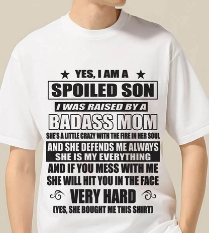MY MOM RAISED ME WITH LOVE AND ATTITUDE - FROM MOM - TLEE00 (SKU2605-282-00)