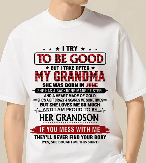 JUNE - I TRY TO BE GOOD BUT I TAKE AFTER MY GRANDMA - FROM GRANDMA - TLEE06 (SKU26T-01289-06)