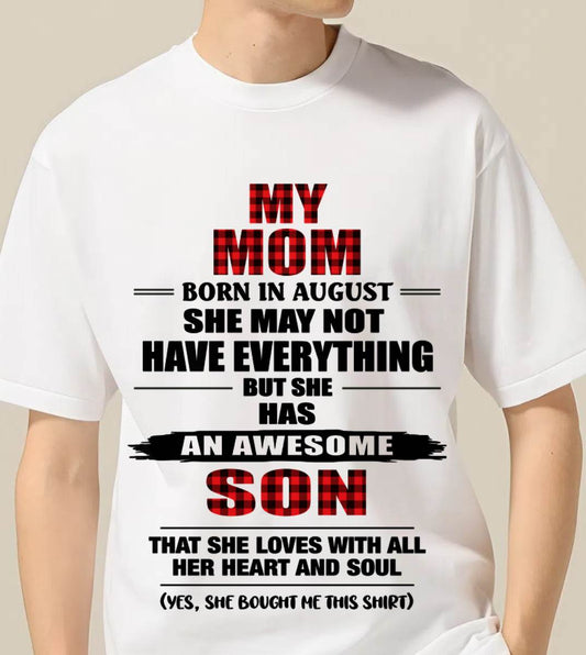 AUGUST - A MOTHER'S LOVE, A SON'S PRIDE - FROM MOM - TLEE08 (SKU2606-149-08)