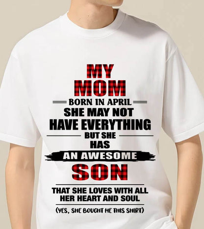 APRIL - A MOTHER'S LOVE, A SON'S PRIDE - FROM MOM - TLEE04 (SKU2606-149-04)