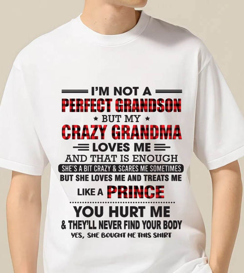 PROUD GRANDSON OF A CRAZY GRANDMA - FROM GRANDMA - TLEE00 (SKU2603-71-00)