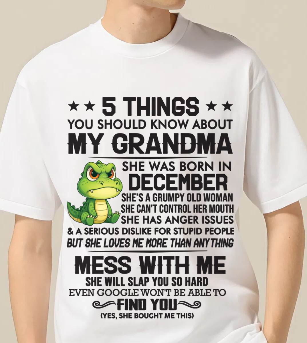 DECEMBER GRANDMAS ARE DIFFERENT - FROM GRANDMA - TLEE12 (SKU10-06-12)