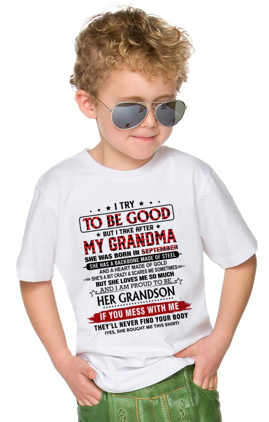 SEPTEMBER - I TRY TO BE GOOD BUT I TAKE AFTER MY GRANDMA - FROM GRANDMA - TLEE09 (SKU26T-01289-09)