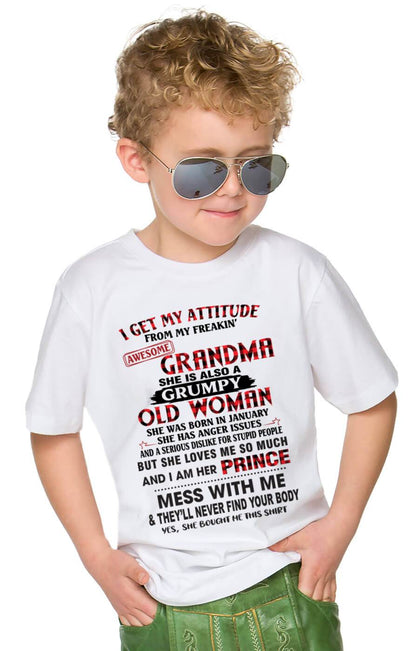JANUARY - I GET MY ATTITUDE FROM MY FREAKIN’ AWESOME GRANDMA - FROM GRANDMA - TLEE01 (SKU2603-157-01)