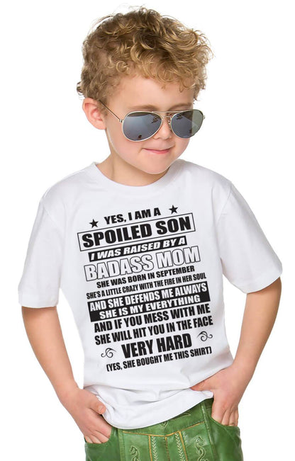 SEPTEMBER MOM — MY MOM RAISED ME WITH LOVE AND ATTITUDE - FROM MOM - TLEE09 (SKU2605-282-09)