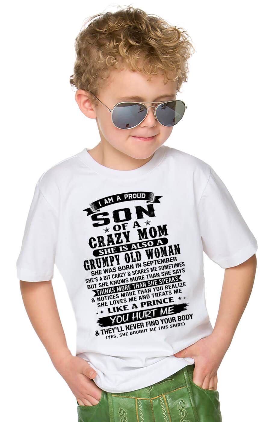 SEPTEMBER - PROUD SON OF A FREAKIN' AWESOME MOM - FROM MOM - TLEE09 (SKU2607-60-09)