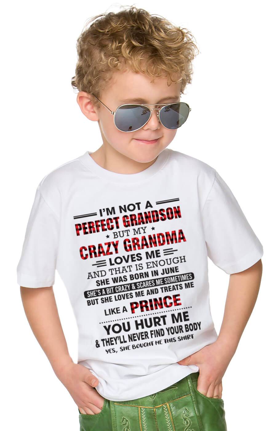 JUNE - PROUD GRANDSON OF A CRAZY GRANDMA - FROM GRANDMA - TLEE06 (SKU2603-71-06)