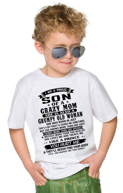 JULY - PROUD SON OF A FREAKIN' AWESOME MOM - FROM MOM - TLEE07 (SKU2607-60-07)