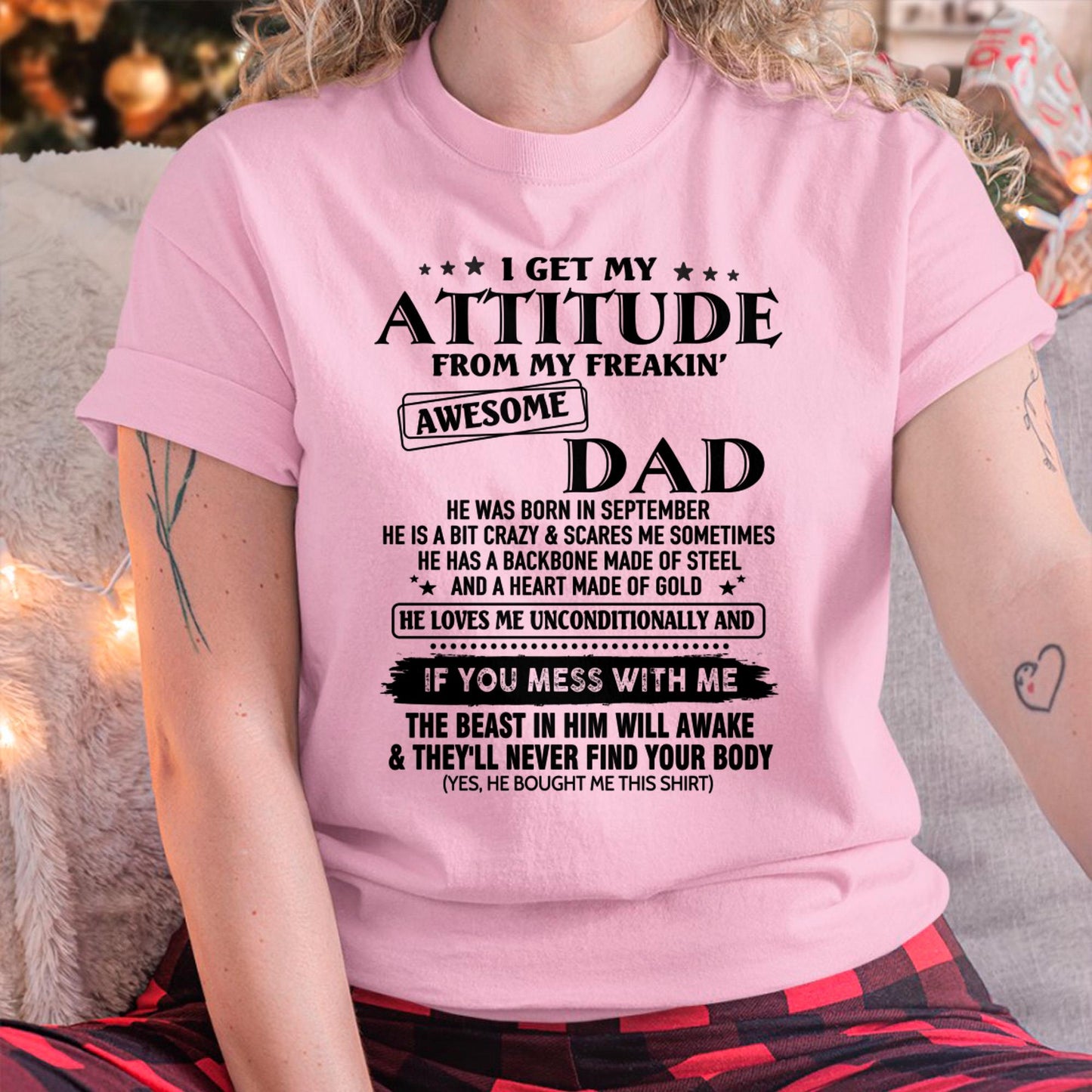 September - Gift For Son and Daughter From Dad - TLEE09 - (SKU-TDADC-09)