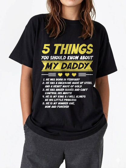 FEBRUARY - 5 THINGS YOU SHOULD KNOW ABOUT MY DADDY - FROM DAD - TLEE02 (SKU2606-53-02)