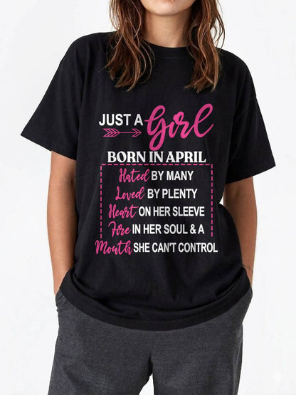AN APRIL GIRL – HATED BY MANY, LOVED BY PLENTY - FOR WOMEN - TLEE04 (SKU2604-06-04)
