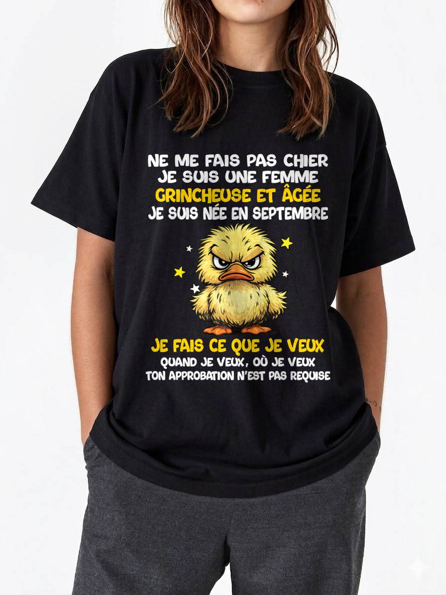 JE SUIS UNE FILLE DE SEPTEMBRE - POUR FEMME - TLEE09 (SKU2604-119-09)