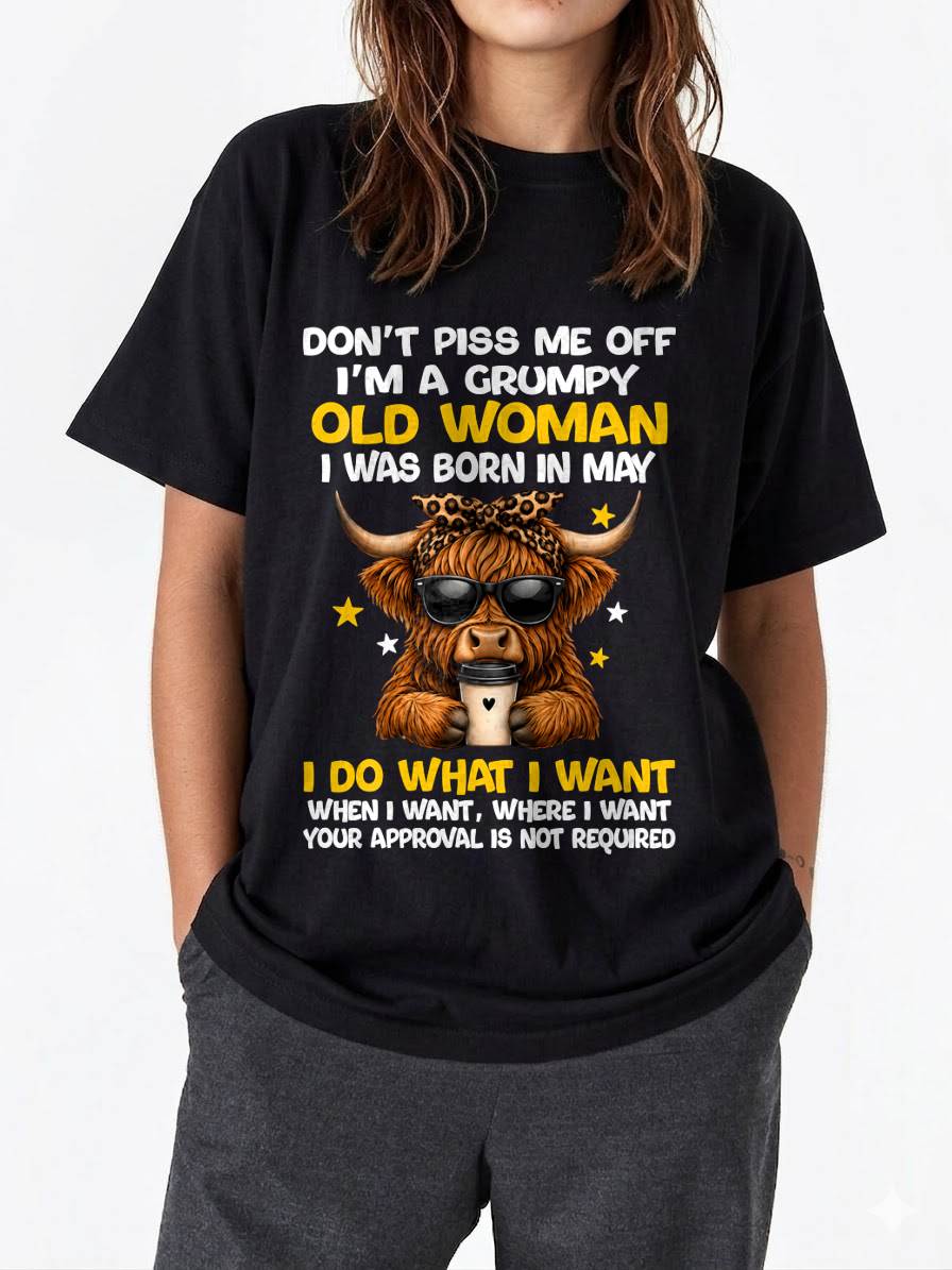 MAY BORN WOMAN FUNNY SHIRT - FOR WOMEN - TLEE05 (SKU2607-217-05)