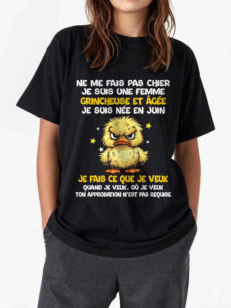 JE SUIS UNE FILLE DE JUIN - POUR FEMME - TLEE06 (SKU2604-119-06)