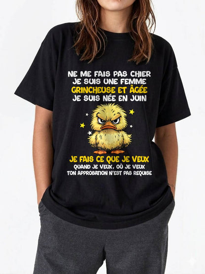 JE SUIS UNE FILLE DE JUIN - POUR FEMME - TLEE06 (SKU2604-119-06)
