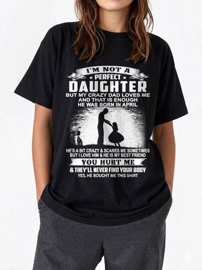 DAD BORN IN APRIL AND DAUGHTER BEST FRIENDS - FROM DAD - TLEE04 (SKU2605-166-04)