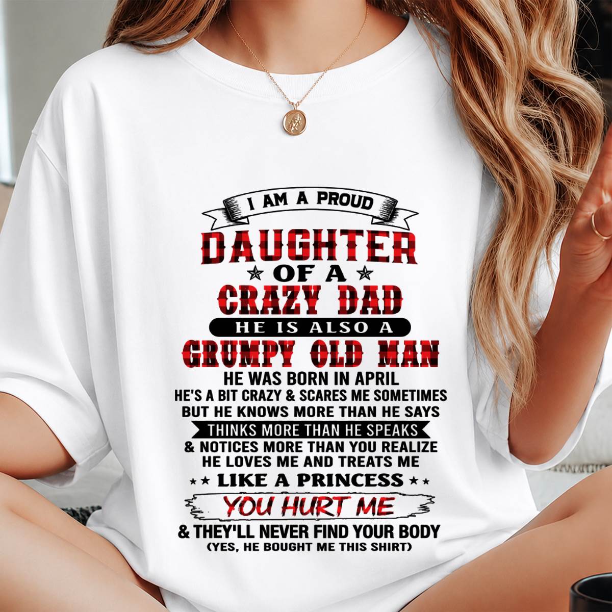 APRIL - EVERY PRINCESS HAS A CRAZY DAD - FROM DAD - TLEE04 (SKU2608-627-04)