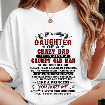 APRIL - EVERY PRINCESS HAS A CRAZY DAD - FROM DAD - TLEE04 (SKU2608-627-04)