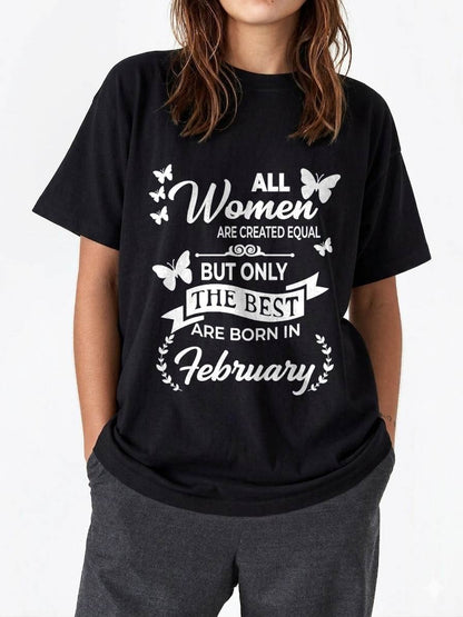 FEBRUARY WOMEN ARE THE BEST - FOR WOMEN - TLEE02 (SKU2604-07-02)