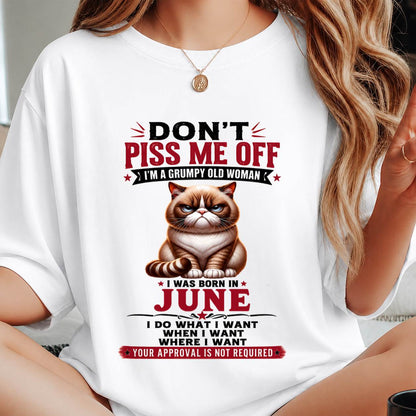 JUNE – ZERO PATIENCE FUNNY CAT - FOR WOMEN - TLEE06 (SKU2608-291-06)