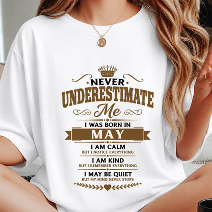 MAY - SWEET CALM AND UNFORGETTABLE - FOR WOMEN - TLEE05 (SKU2608-491-05)