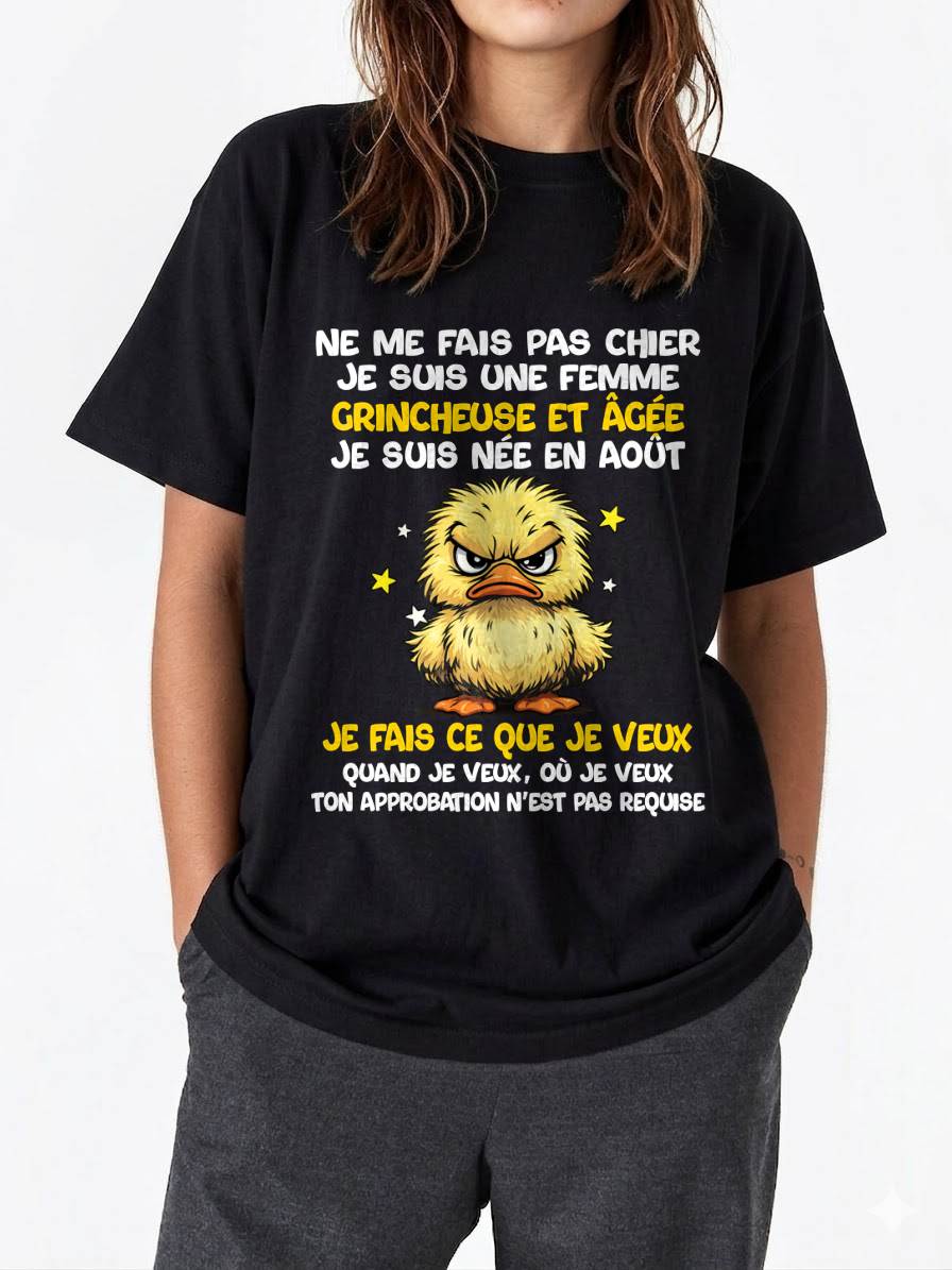 JE SUIS UNE FILLE D’AOÛT - POUR FEMME - TLEE08 (SKU2604-119-08)