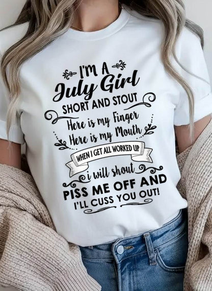 JULY GIRL - WITH AN ATTITUDE YOU SHOULDN’T TEST - FOR WOMEN - TLEE07 (SKU2602-61-07)