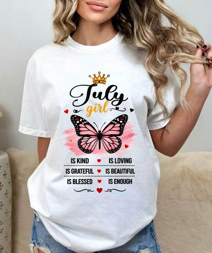JULY GIRL BUTTERFLY SHIRT - FOR WOMEN - TLEE07 (SKU2608-593-07)