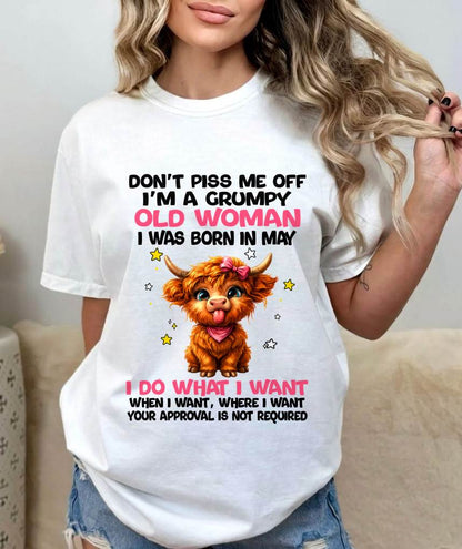 MAY GRUMPY LADY SHIRT - FOR WOMEN - TLEE05 (SKU2607-215-05)