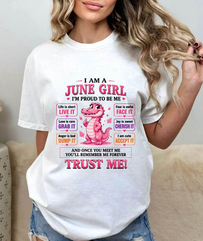 JUNE GIRL CUTE ALLIGATOR TEE - FOR WOMEN - TLEE06 (SKU2607-236-06)