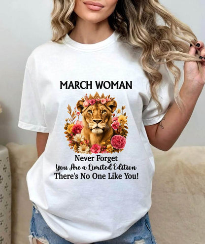MARCH WOMAN – PROUD TO BE DIFFERENT - FOR WOMEN - TLEE03 (SKU2607-74-03)