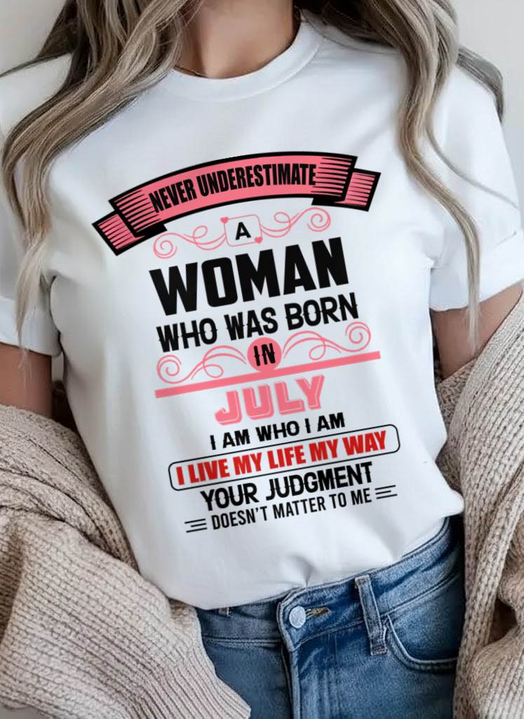 JULY - I AM WHO I AM — CONFIDENT, INDEPENDENT, AND UNAPOLOGETIC - FOR WOMEN - TLEE07 (SKU2602-91-07)