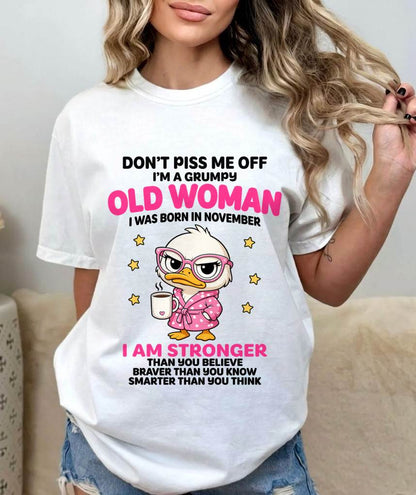 NOVEMBER QUEEN WITH A GRUMPY ATTITUDE - FOR WOMEN - TLEE11 (SKU2604-220-11)