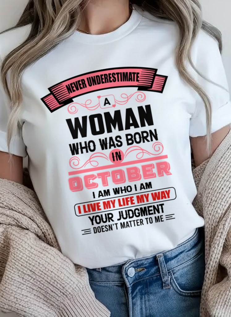 OCTOBER - I AM WHO I AM — CONFIDENT, INDEPENDENT, AND UNAPOLOGETIC - FOR WOMEN - TLEE10 (SKU2602-91-10)