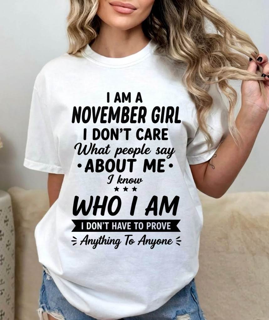 NOVEMBER – I DON'T CARE WHAT PEOPLE SAY ABOUT ME - FOR WOMEN - TLEE11 (SKU2606-379-11)