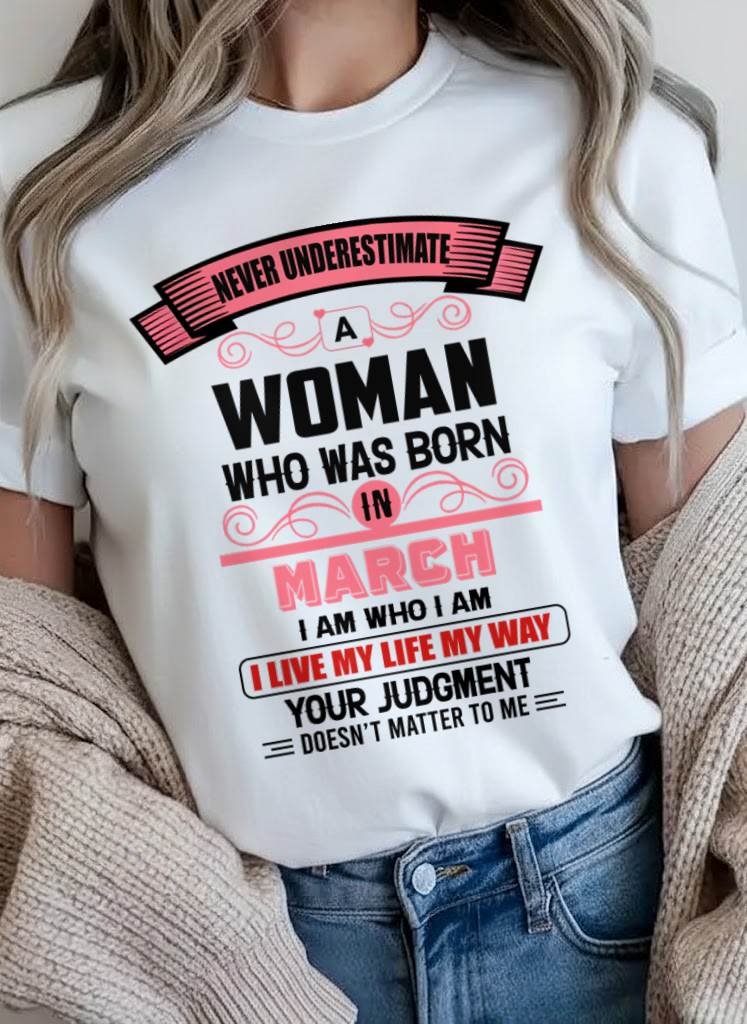 MARCH - I AM WHO I AM — CONFIDENT, INDEPENDENT, AND UNAPOLOGETIC - FOR WOMEN - TLEE03 (SKU2602-91-03)