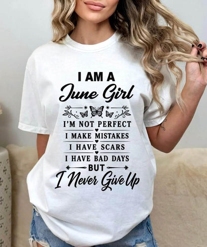 JUNE GIRL NEVER GIVE UP - FOR WOMEN - TLEE06 (SKU2606-378-06)