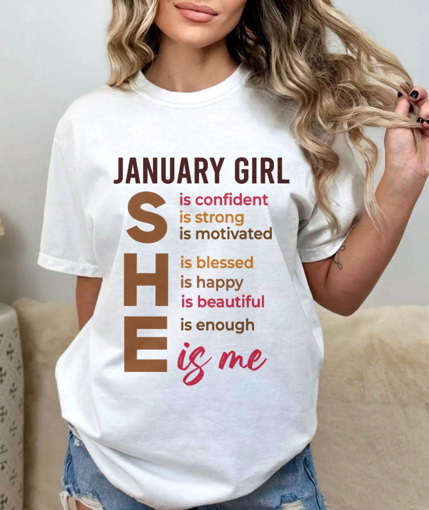 JANUARY GIRL - SHE IS ME - FOR WOMEN - TLEE01 (SKU2607-164-01)