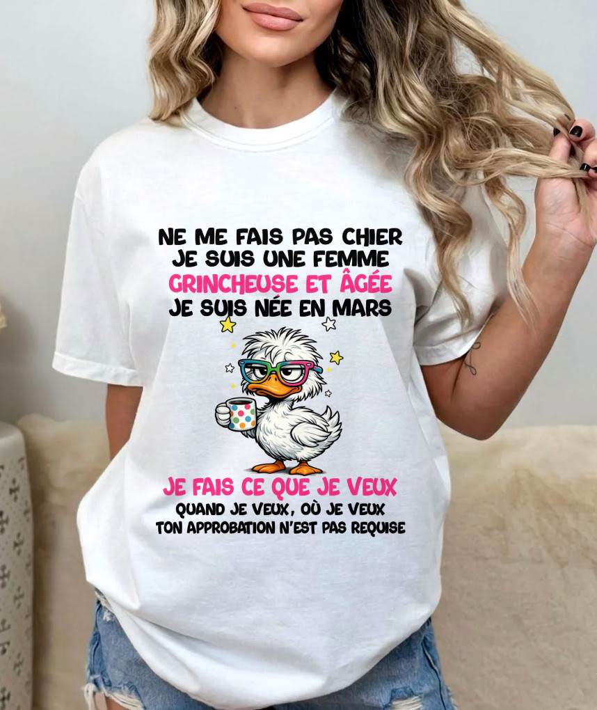 JE SUIS UNE FILLE DE MARS - POUR FEMME - TLEE03 (SKU2604-117-03)