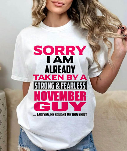 MY NOVEMBER GUY BOUGHT ME THIS SHIRT - FROM HUSBAND - TLEE11 (SKU2605-65-11)