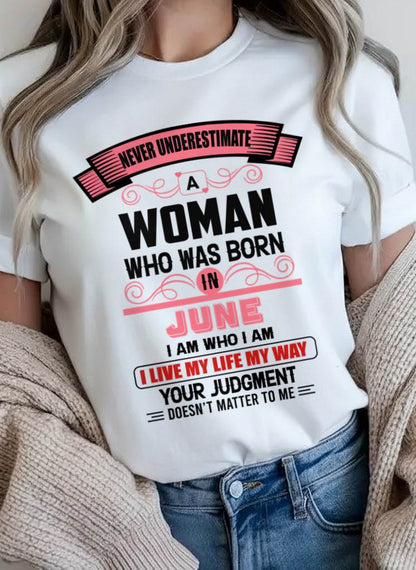 JUNE - I AM WHO I AM — CONFIDENT, INDEPENDENT, AND UNAPOLOGETIC - FOR WOMEN - TLEE06 (SKU2602-91-06)